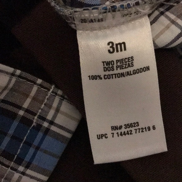 CARTER’S 3 MONTH TWO-PIECE BOY’S SET - Picture 6 of 8